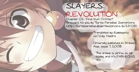 Slayers Revolution Chapter 2 1